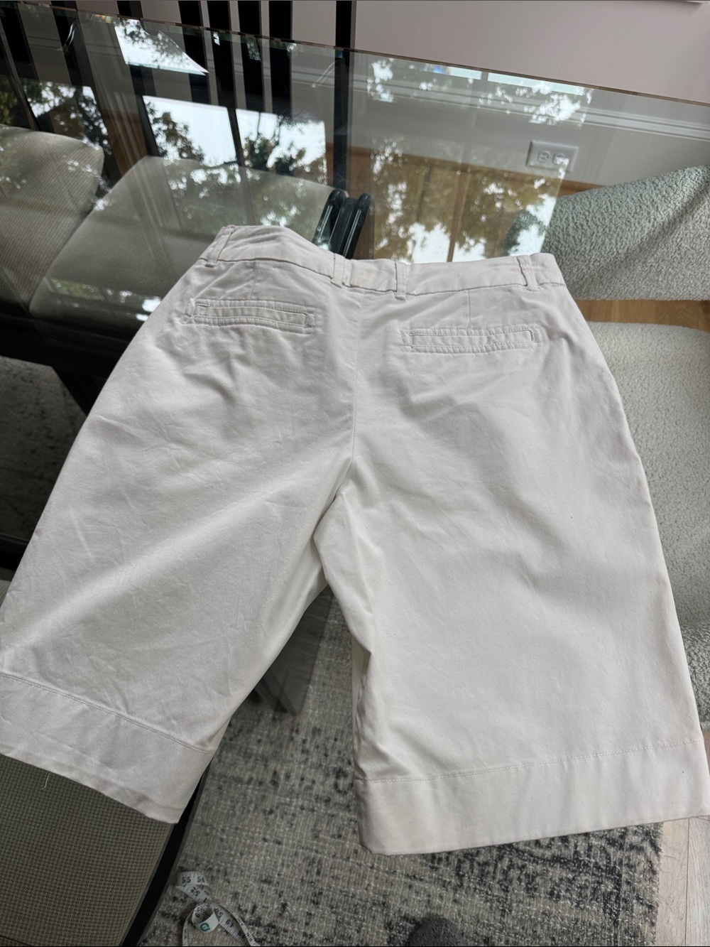 Cherokee White Women's Bermuda Shorts - Picture 4 of 4